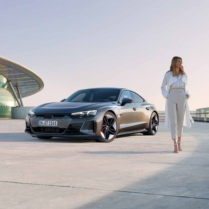 Der Audi RS e-tron GT und der Audi e-tron GT quattro
