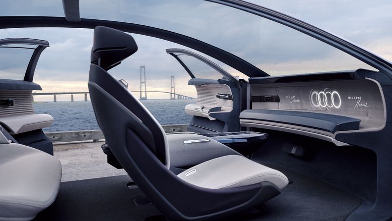 The interior of the Audi grandsphere concept²