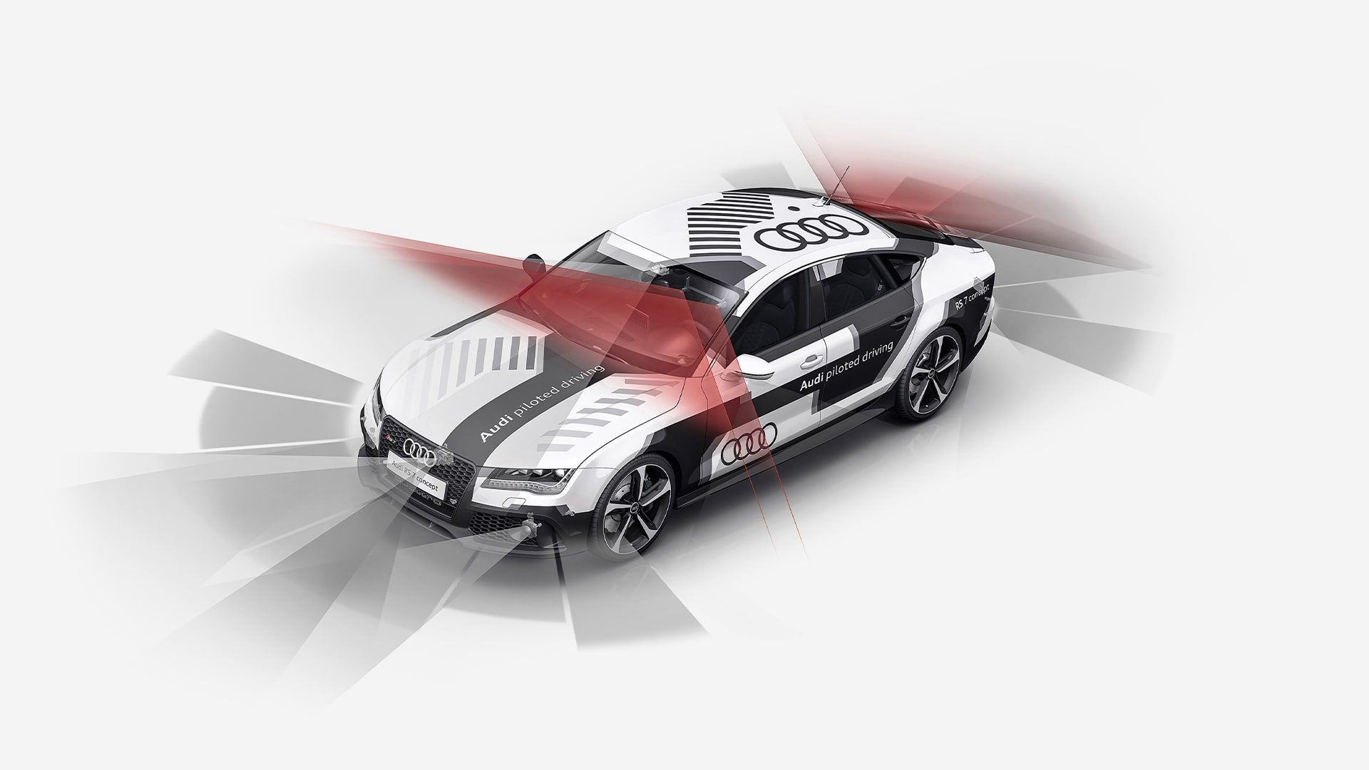 Audi RS 7 piloted driving concept 3-D camera system