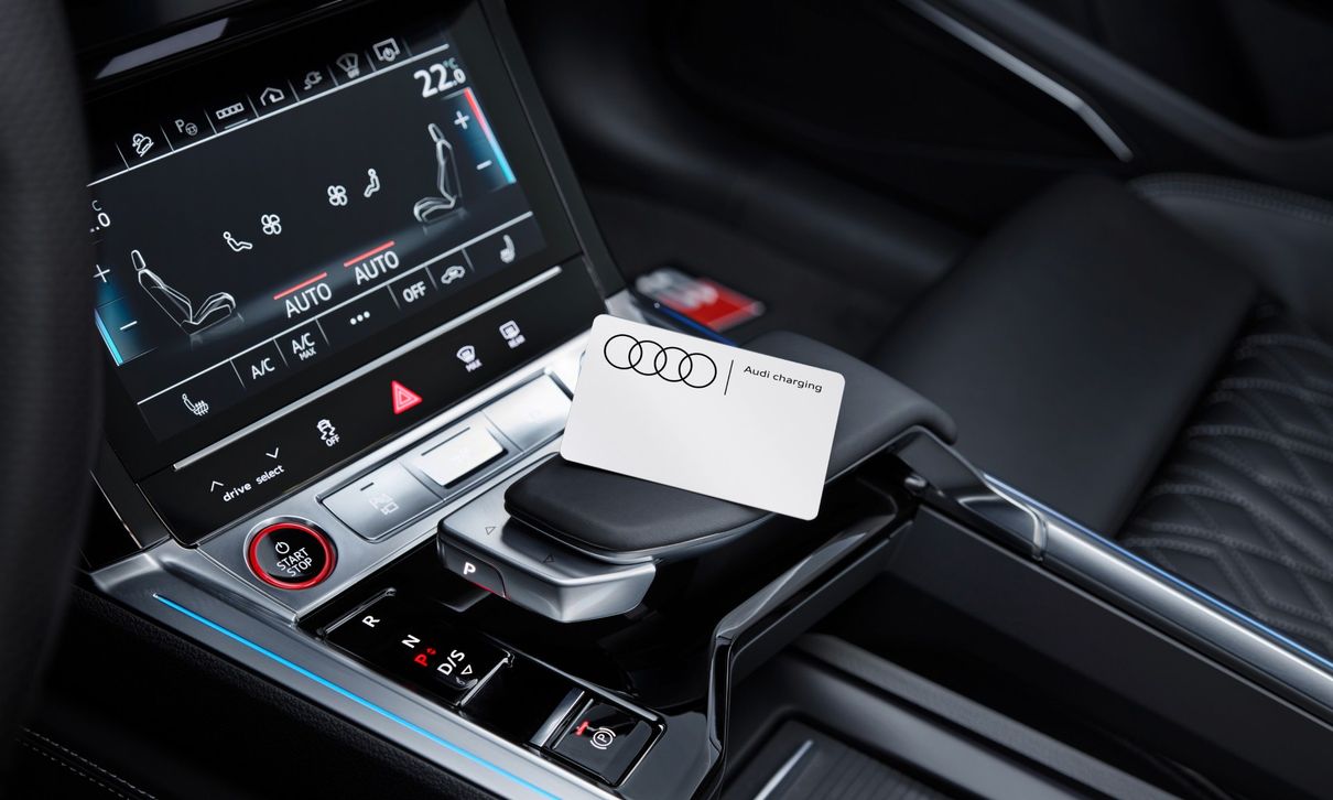 Audi charging card.