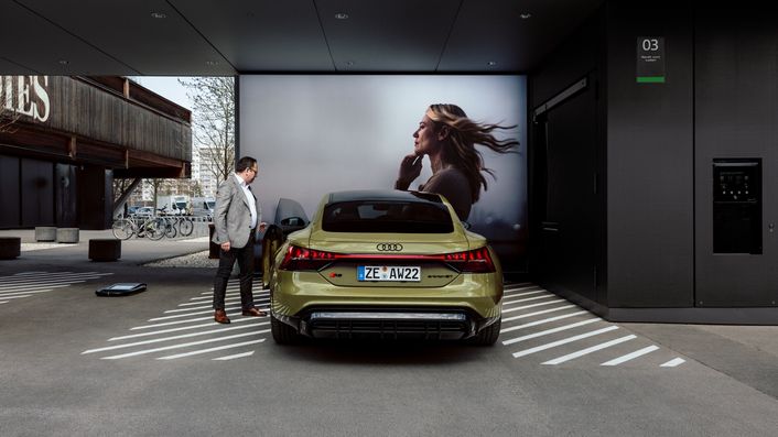 Un concept de recharge innovant avec les Audi Charging Hub