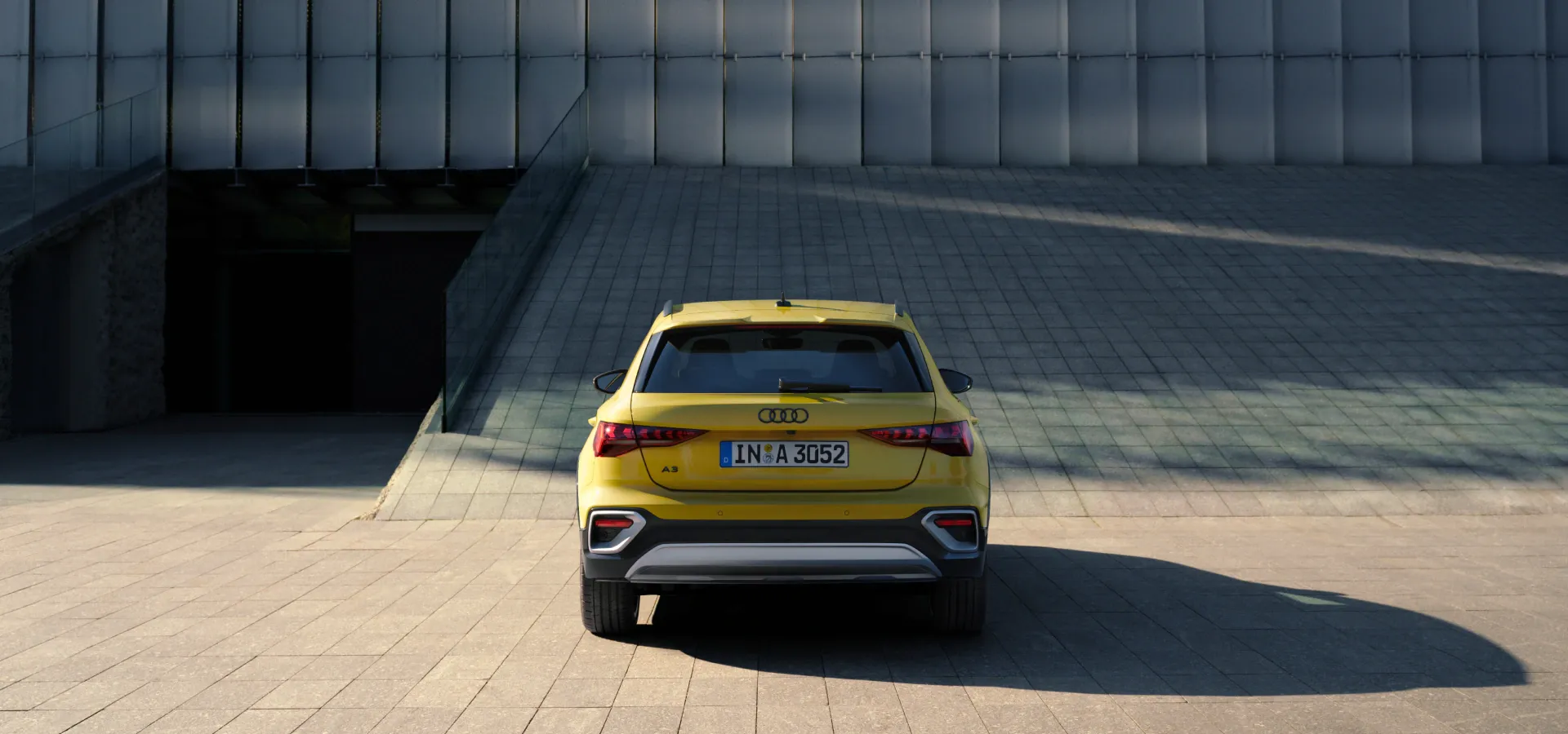 Rear view of the A3 allstreet